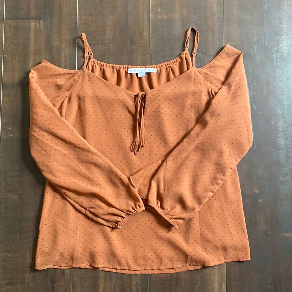 Cold-Shoulder Blouse